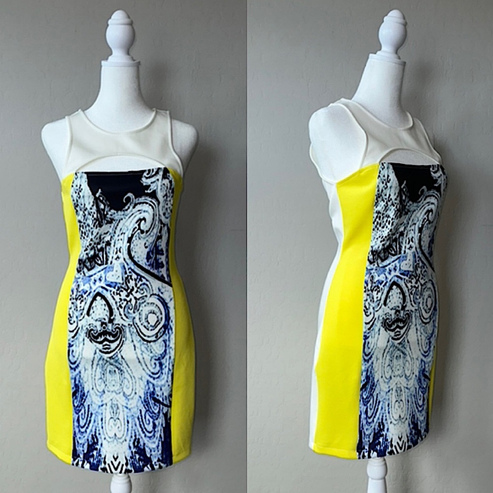 Do & Be Color-block Body-con Dress